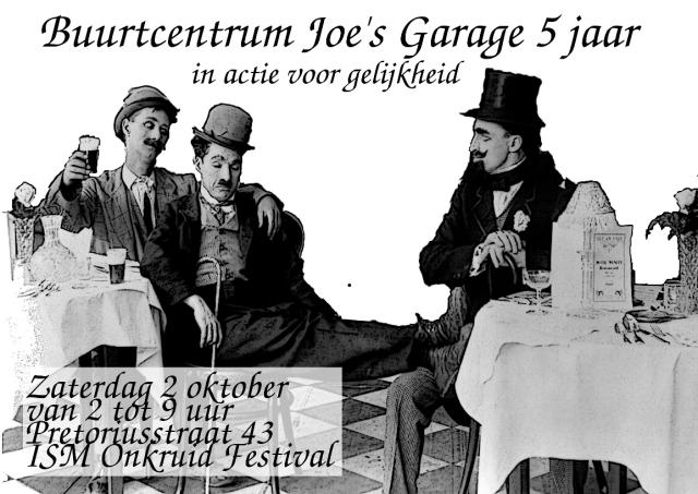 Zaterdag 2 oktober 2010, Joe's Garage bestaat 5 jaar! in samenwerking met Onkruid Festival