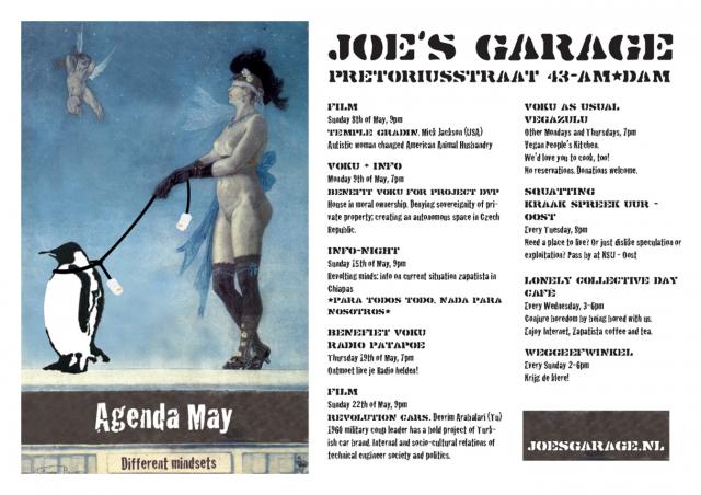 May 2011 Joe's Garage poster